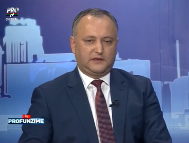 Cum trebuie dezvoltata Moldova, in opinia lui Dodon: "Nu consider ca modelul rusesc este valabil pentru noi"