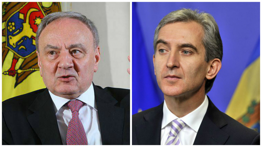 Presedintele Timofti se intalneste cu Iurie Leanca
