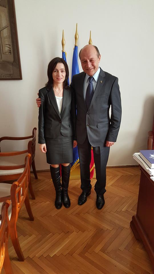 Maia Sandu, intrevedere cu Traian Basescu la Bucuresti. Despre ce au discutat