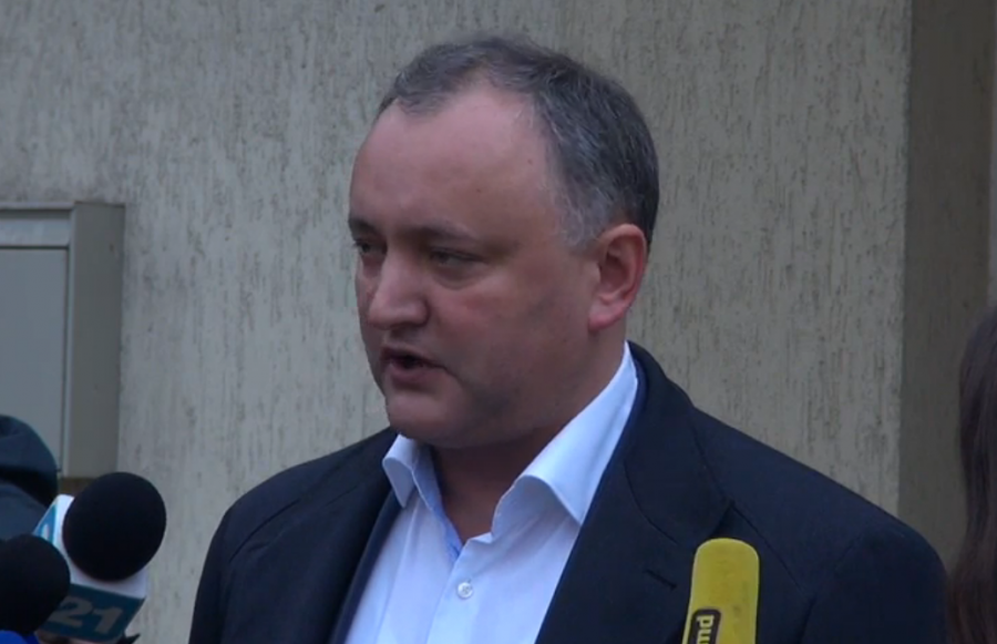 Dodon, despre discutiile de la sediul delegatiei UE la Chisinau: "Am discutat trei scenarii; Sa nu se mire ca doar 10% din cetateni vor sustine integrarea europeana"