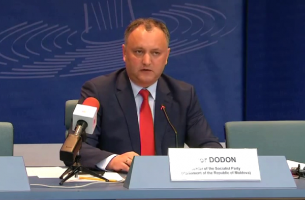 Dodon: "Partidul Socialistilor va initia un vot de neincredere guvernului Filip"