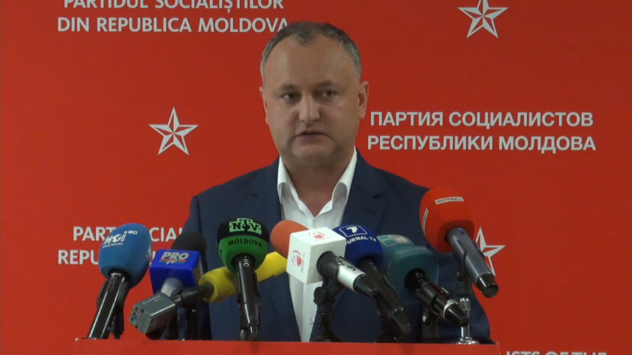 Igor Dodon: "Domnului Salaru vreau sa-i promit ca cel tarziu dupa 30 octombrie, nu doar va zbura din functie, dar va ajunge la puscarie"