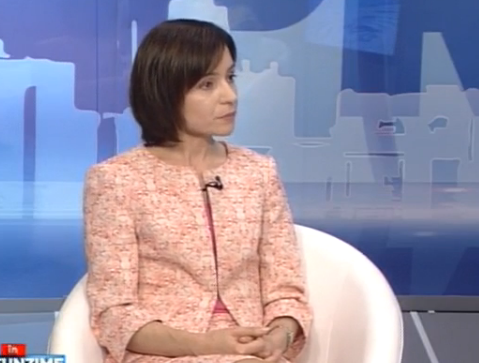 Maia Sandu, despre vizita lui Plahotniuc in SUA: "Omul a vrut sa zboare peste ocean si sa-si faca niste poze acolo". Ce spune despre discutiile pentru un candidat unic de dreapta la prezidentiale