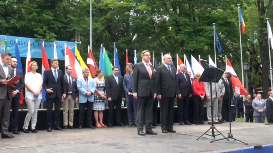 In Gradina Publica " Stefan cel Mare si Sfant" se inaugureaza Oraselul European