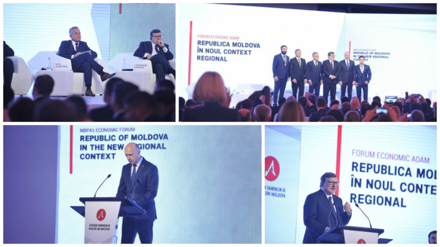 Plahotniuc, Filip, Tutu, Tapiola si Barroso la Forumul economic al Asociatiei Oamenilor de Afaceri din Moldova - GALERIE FOTO