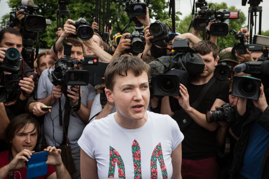 Nadejda Savcenko a declarat ca este gata sa devina presedintele Ucrainei 