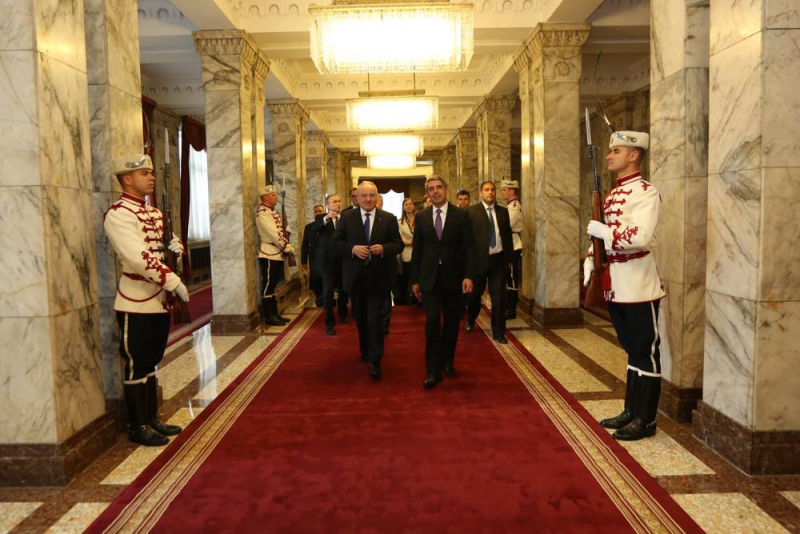 Presedintele Timofti a avut o intrevedere cu presedintele bulgar, Rosen Plevneliev 