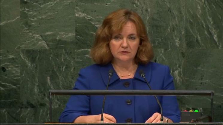 Natalia Gherman isi promoveaza la Paris candidatura la postul de secretar general ONU. "Sunt un candidat care este privit constructiv de Rusia"