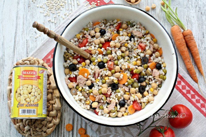 Salata de orz cu ton si naut