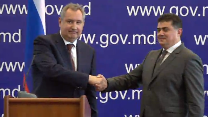 Calmic: "Sper ca in curand vom depasi situatia care s-a creat". Rogozin: "Noi vedem ca pentru Republica Moldova este importanta piata din Federatia Rusa"
