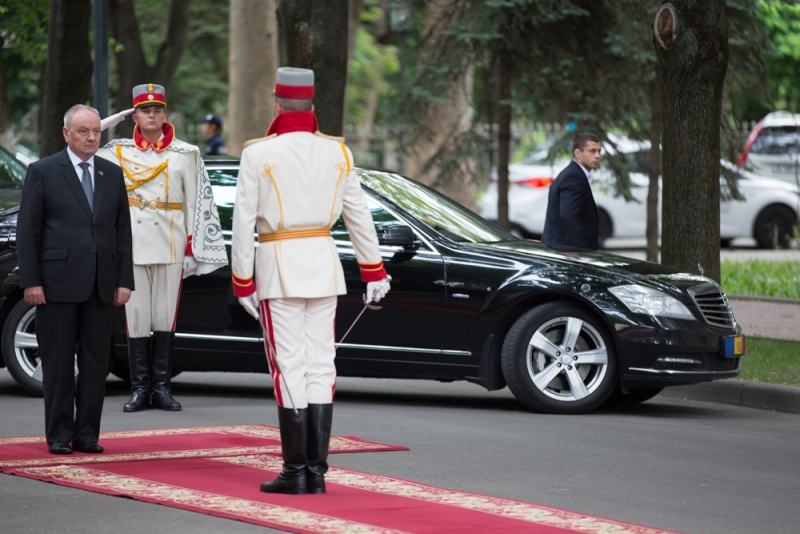 Presedintele Republicii Moldova a primit scrisorile de acreditare ale Ambasadorilor Republicii Austria, Republicii Coreea si Romaniei 