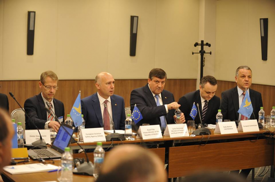 Pavel Filip si Iurie Chirinciuc prezenti la lansarea proiectului UE sub egida EASA - GALERIE FOTO