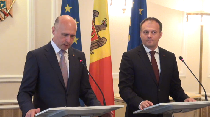 Andrian Candu, si prim-ministrul, Pavel Filip despre foaia de parcurs: "Romania va debloca 50 de milioane de euro din imprumut"