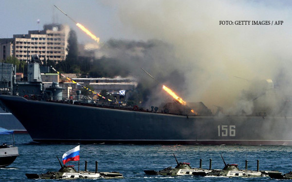 Fortele militare ale lui Putin fac o demonstratie de forta in Mediterana. Rusii au, pentru prima data, avioane invizibile
