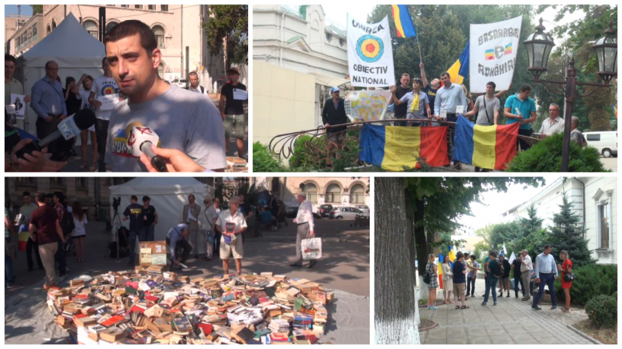 Protest la Chisinau si Bucuresti fata de declaratiile amabasadorului SUA. Protestatarii cer demisia amabasadorului - FOTO