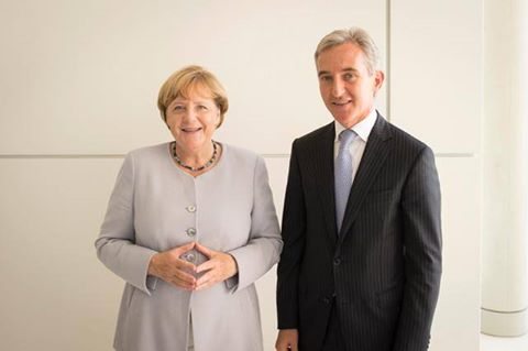 Iurie Leanca isi face campanie peste hotarele tarii. Candidatul desemnat al PPEM s-a intalnit cu Angela Merkel la Berlin