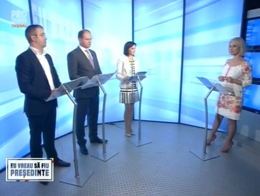 Eu vreau sa fiu presedinte, la Pro TV! Candidatul PAS Maia Sandu, Ion Ceban, reprezentantul candidatului PSRM si Sergiu Sirbu, reprezentantul PD - la dezbateri. LIVE