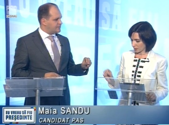 Replici acide intre Sirbu, Sandu si Ceban la dezbateri: "Noi nu facem politica pe FB" "dl Lupu o sa vina la dezbateri cand o sa piarda" "Sirbu, nu te-ai consultat la partid si o sa primesti nota 2"