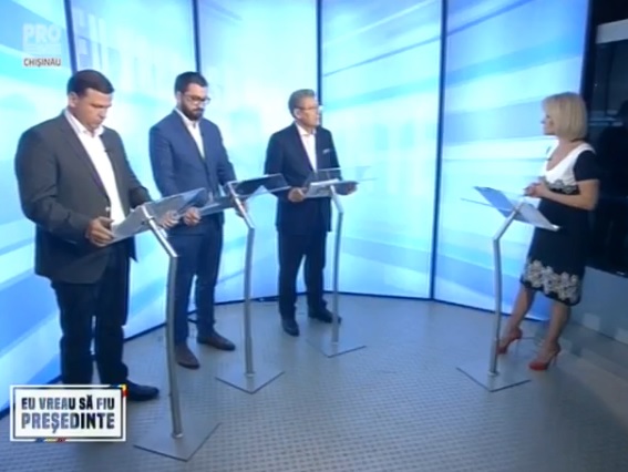 LIVE. Eu vreau sa fiu presedinte, la Pro TV! Candidatul PL, Mihai Ghimpu, Victor Lutenco, reprezentant PPEM si Andrei Nastase, liderul PPDA - la dezbateri.