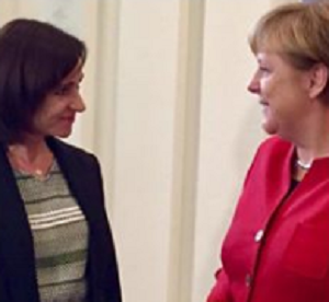 Maia Sandu, alaturi de Angela Merkel. Candidatul PAS la alegerile prezidentiale, sustinuta de liderii europeni: Imaginile aparute pe facebook