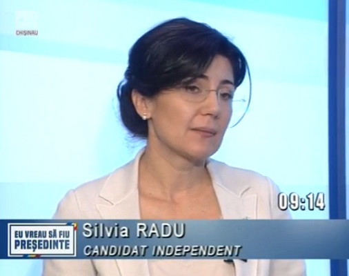 Silvia Radu catre Leanca: "ati fost un simplu prim-ministru, iar acum vreti sa fiti un simplu presedinte". Leanca: "nu vorbiti prostii"