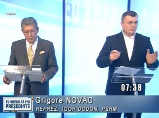 Novac: "Dati-i o pastila lui Ghimpu". Ghimpu: "Eu am fost presedinte, tu nu ai sa ajungi nici cioban la stana. Poftim, Lupu s-a retras ca sa castige Dodon din primul tur"
