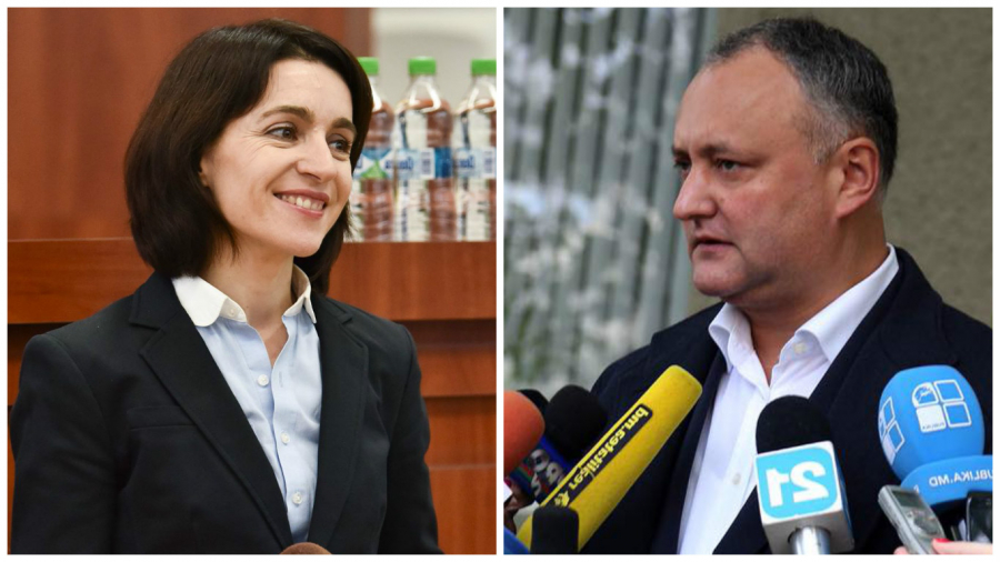 Maia Sandu si Igor Dodon, pentru prima data fata in fata, astazi, numai la PRO TV, de la ora 21:00