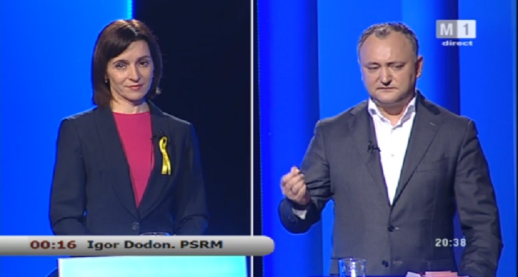 Maia Sandu: " Mi-e mila de dumneavoastra", Igor Dodon: "Trebuia sa va fie mila de copiii lasati pe drumuri, nu de mine"