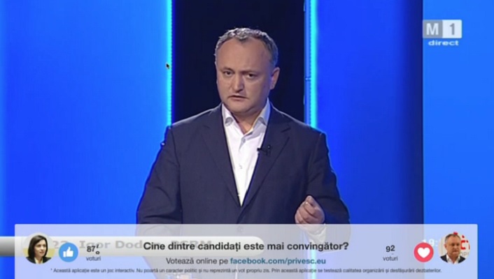 Igor Dodon: "Eu niciodata nu am fost contra unirii, Maia Sandu vrea sa lichideze acest stat", Maia Sandu: "Statul nostru este lichidat deja de hoti "