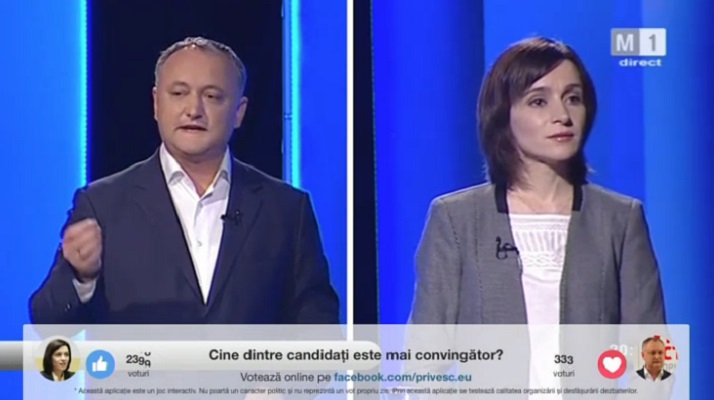 Igor Dodon: "Veti cumpara tancuri?", Maia Sandu: "Cumatrismul a ajuns si in armata"