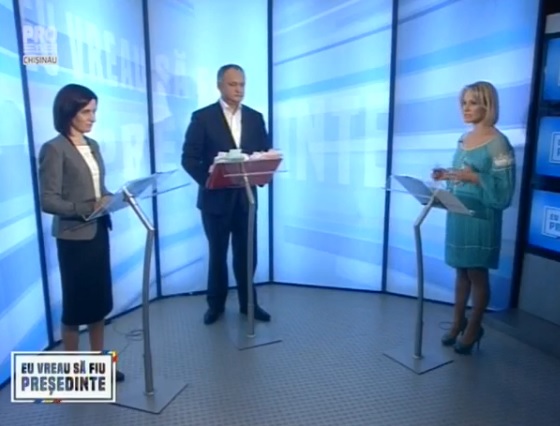 URMARESTE LIVE. Maia Sandu si Igor Dodon, pentru ultima data fata in fata la dezbaterea "Eu vreau sa fiu presedinte", de la Pro TV