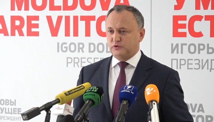 Dodon despre Maia Sandu: "Sa ia exemplu de la Hillary Clinton. O sa astept sunetul dumneaiei pe la orele 12 pentru a recunoaste infrangerea"