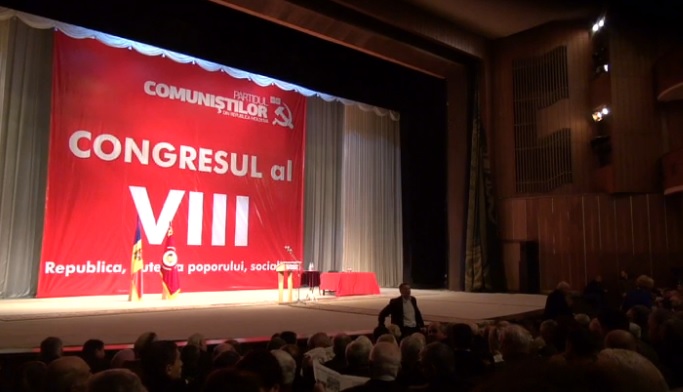 LIVE VIDEO. Urmariti cel de-al 8-lea congres al Partidului Comunistilor din Republica Moldova