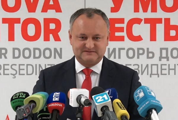 Igor Dodon: "Urmeaza sa formalizam statutul prin ceremonia de inaugurare care se va desfasura in cel mai apropiat timp. Speram ca guvernarea sa nu tergiverseze asupra datei investirii" - VIDEO 