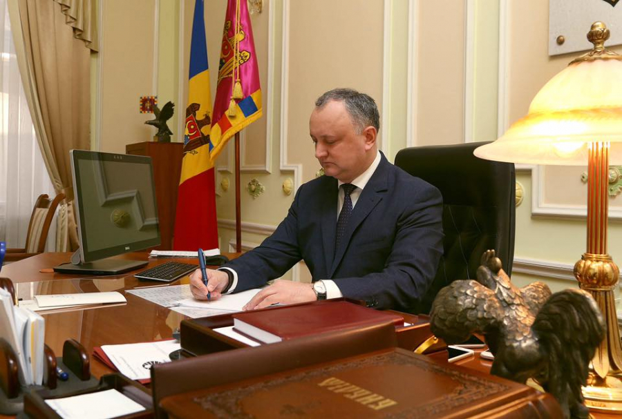 Igor Dodon initiaza procedura de contestare a rezultatelor concursului in urma caruia Eduard Harunjen a fost numit procuror general