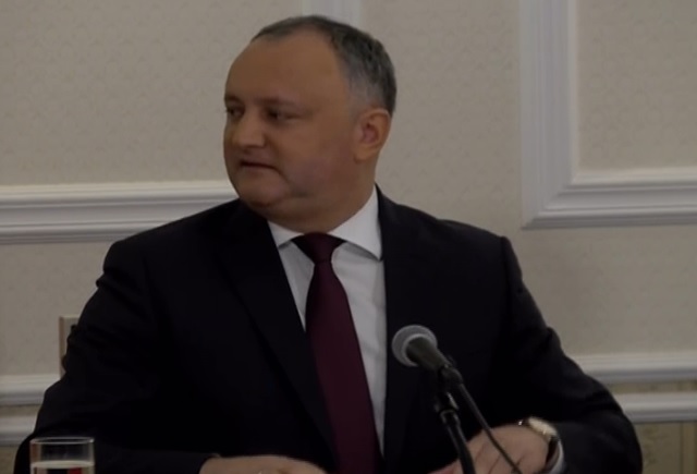 Igor Dodon: "In RM, ca stat neutru, nu trebuie sa existe oficii de legatura NATO, de aceea eu am fost si sunt impotriva acestor oficii"