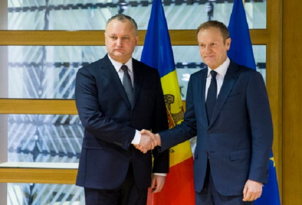 Donald Tusk: "Raman convins ca parteneriatul UE-Moldova, inclusiv AA/ALSAC, este in interesul Moldovei, pentru reforme si pentru viitor"