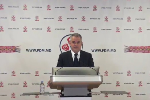 URMARESTE LIVE. Liderul PD Vlad Plahotniuc sustine un briefing de presa