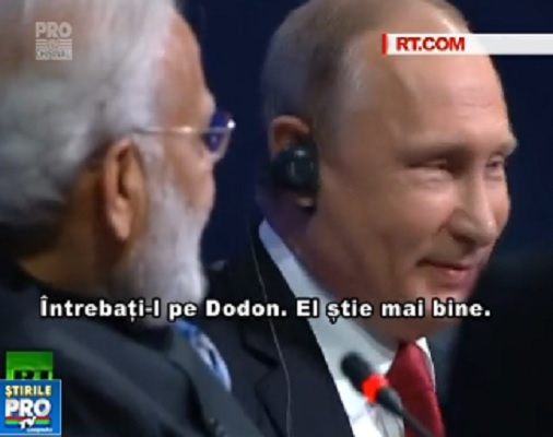 Maia Sandu, despre gluma lui Vladimir Putin pe seama lui Igor Dodon: "A ajuns sa se identifice cu un agent de influenta. Un soi de presedinte "de companie" pentru liderul de la Kremlin"