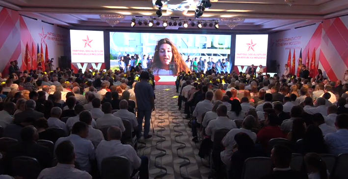 LIVE VIDEO. Reuniune solemna consacrata aniversarii a 20 de ani de la infiintarea Partidului Socialistilor din Republica Moldova