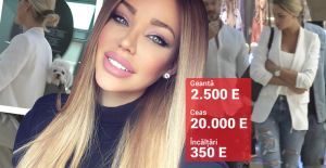 Bianca Dragusanu, la o plimbare obisnuita, dar cu o tinuta de peste 20 de mii de Euro! Geanta, ceasul si incaltamintea costa o avere - FOTO