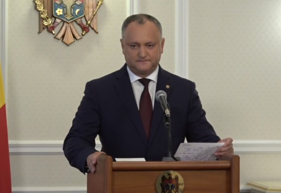 Dodon respinge candidatul PD la functia de ministru al Apararii si propune Guvernului un alt candidat. Despre cine este vorba
