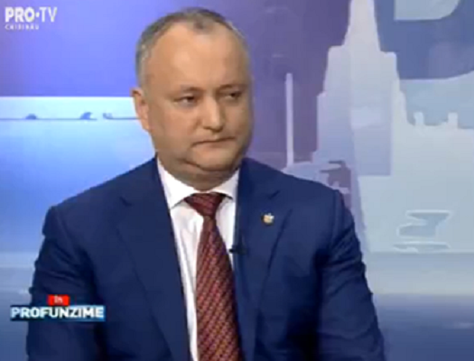 Dodon: "De cand sunt in functie, nu am discutat cu Plahotniuc. Guvernul si PD vor destabilizarea situatiei in RM, ei au nevoie de asta, ma provoaca"