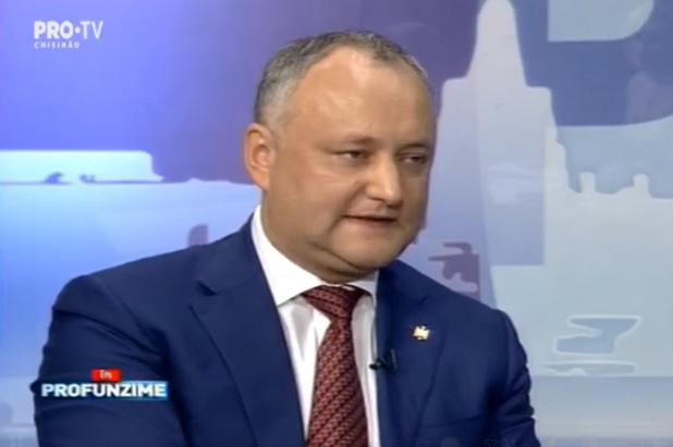 Igor Dodon sare in apararea lui Dmitri Rogozin, declarat persona non-grata de autoritatile de la Chisinau: "Este o greseala"