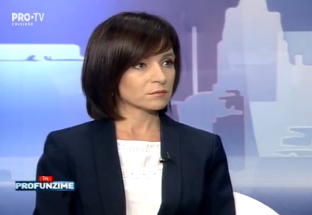 Maia Sandu, despre soferul microbuzului, arestat dupa protestele de duminica: "Acest om a fost retinut pentru a intimida oamenii care vin sa protesteze"