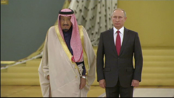 Regele Salman, primit de Putin la Moscova. Motivul vizitei