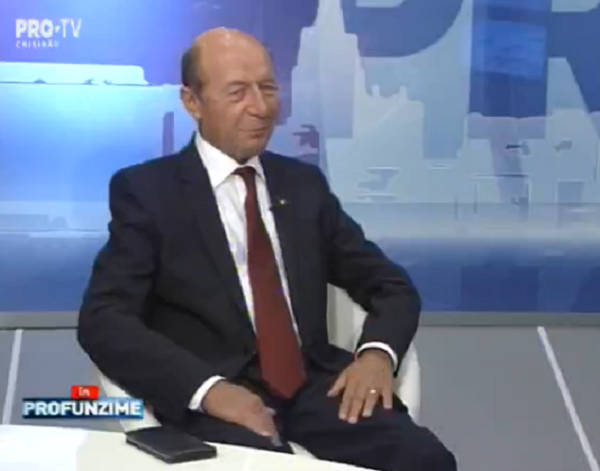 Traian Basescu: "Am vorbit cu Voronin despre unire si i s-a parut o gluma si pe urma a inceput sa ma injure"