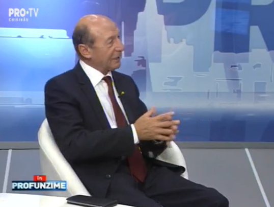 Traian Basescu, despre PUN si Plahotniuc: "Este proiectul meu. Nu l-am vazut, nu m-am intalnit, nu-l cunosc pe Plahotniuc"