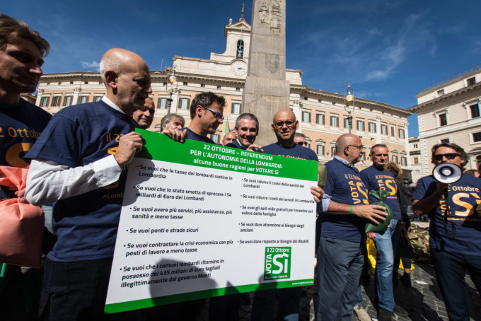 Referendum in cele mai bogate regiuni ale Italiei, pentru mai multa autonomie - VIDEO