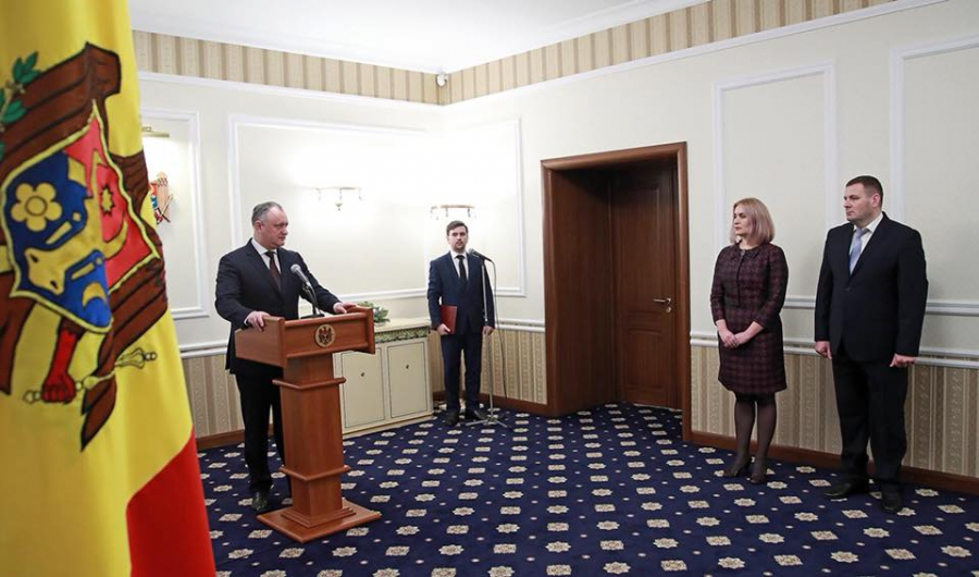 Noua sefa de la ANI a depus juramantul in fata lui Igor Dodon